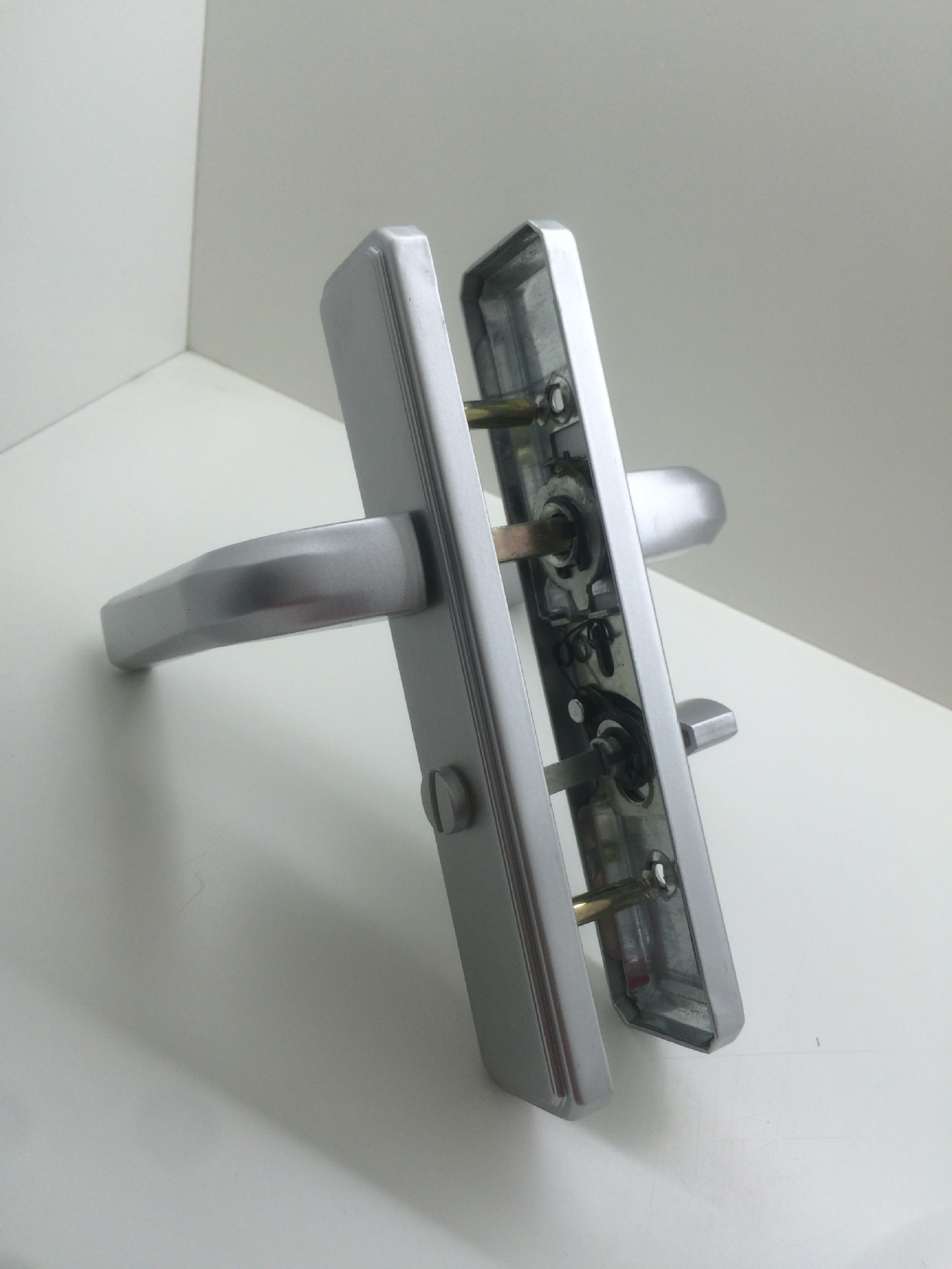 厂家直销卫生间不带钥匙门锁 铝合金卫浴门锁铝合金平开门锁