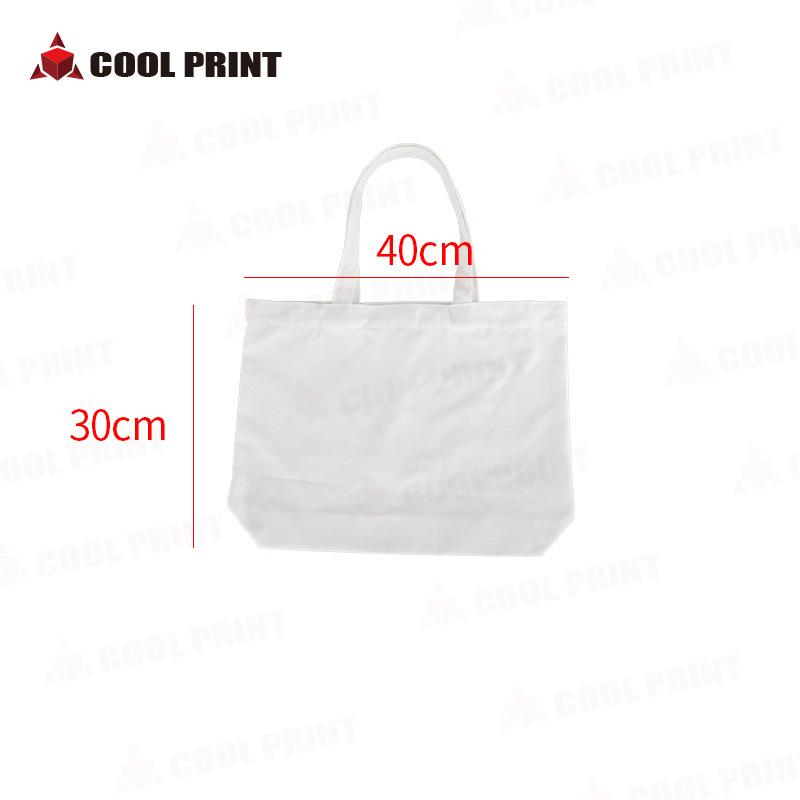 Thermal Transfer Creative Fashionable Canvas Bag Blank Printed One-Shoulder Shopping Hand Bag Artistic Student Tuition Bag