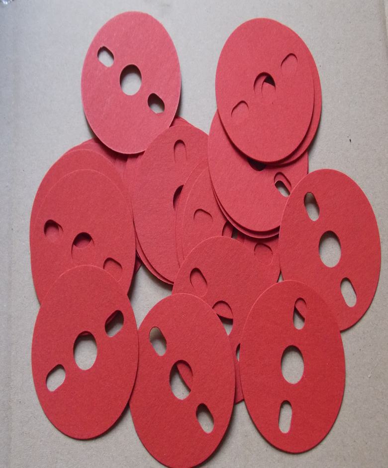 供应电气用绝缘垫片 红色红刚纸垫圈 pp绝缘纸灯筒垫片