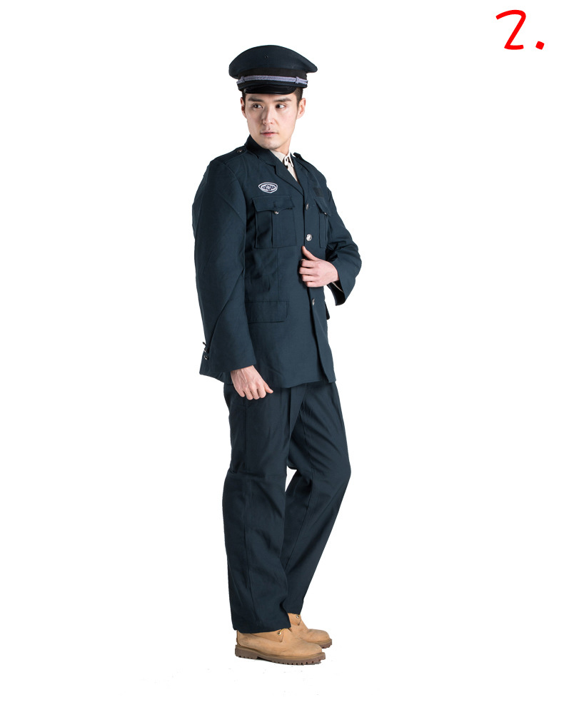 新式保安服套装春秋常服安保物业小区酒店保安制服执勤服现货批发