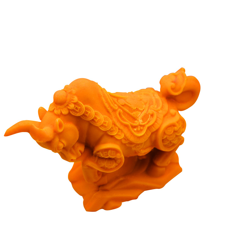 十二生肖1斤牛牛油火锅底料模具生肖牛3d创意火锅造型硅胶模具