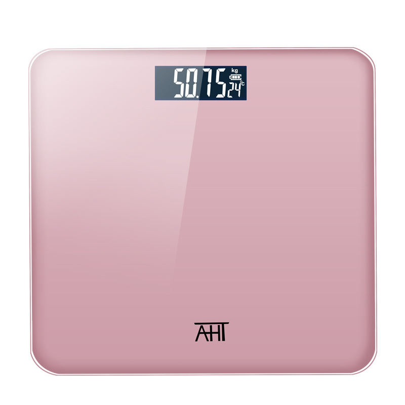 家用电子称小体重秤方形广告健康称重女生人体秤厂家直销一件代发