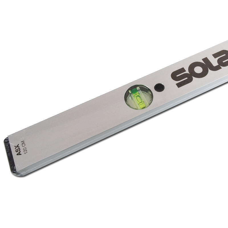 欧洲进口sola精准测量水平尺银色大水泡asx系列铝合金加厚外壳