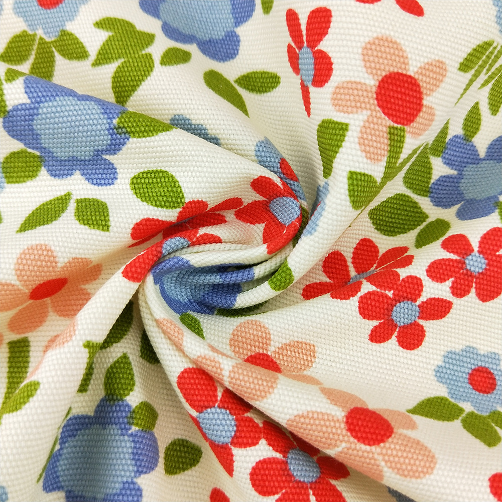 厂家直销全棉印花布21 21*10 10 全工艺纯棉帆布印花面料118*50