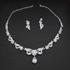 new pattern bride Necklace Nested chain Piece suit alloy Rhinestone marry Accessories bride suit Manufactor goods in stock wholesale new pattern bride Necklace Nested chain Piece suit alloy Rhinestone marry Accessories bride suit Manufactor goods in stock wholesale