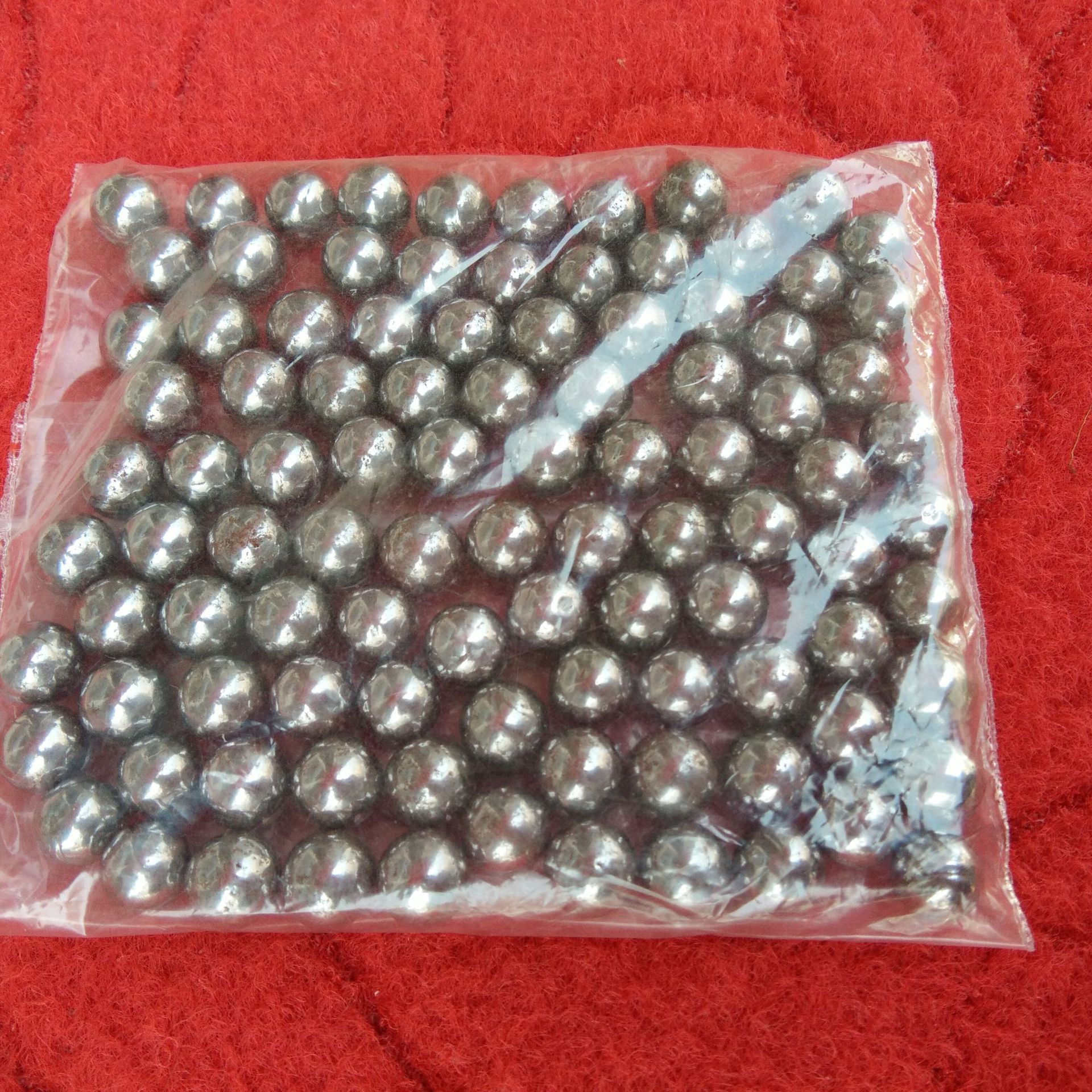 钢珠厂家生产批发7.5毫米弹弓用钢珠圆珠球弹珠100粒装