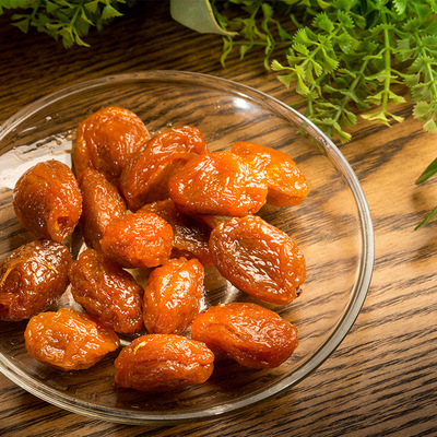 厂家直销批发甘草杏散装甜酸蜜饯杏干小袋果脯散装量大从优