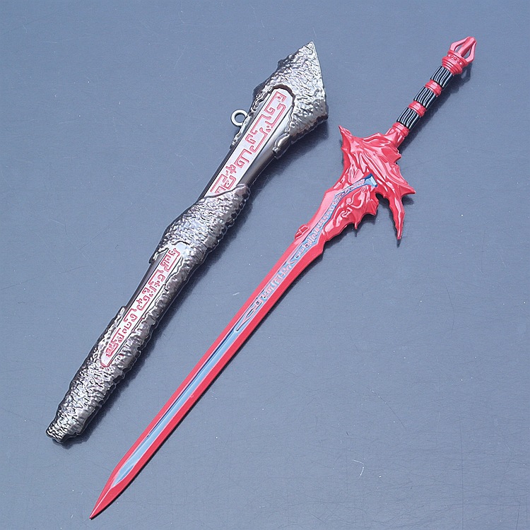 古剑武器百里屠苏焚寂剑合金兵器带剑鞘模型道具玩具一件代发