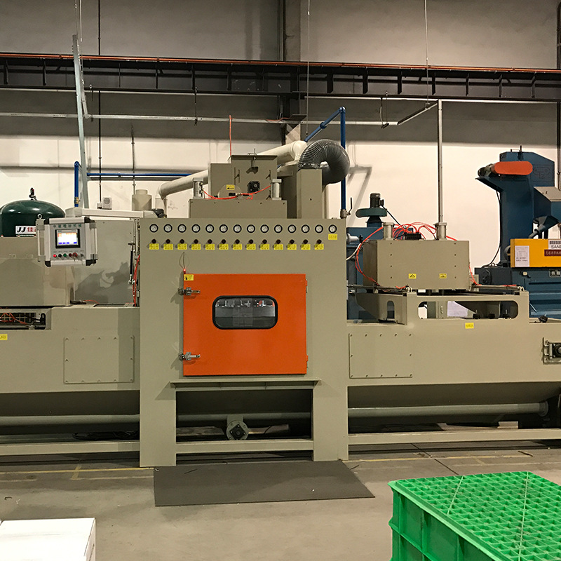 喷砂机生产厂家定做喷砂机智能全自动通过式喷砂机