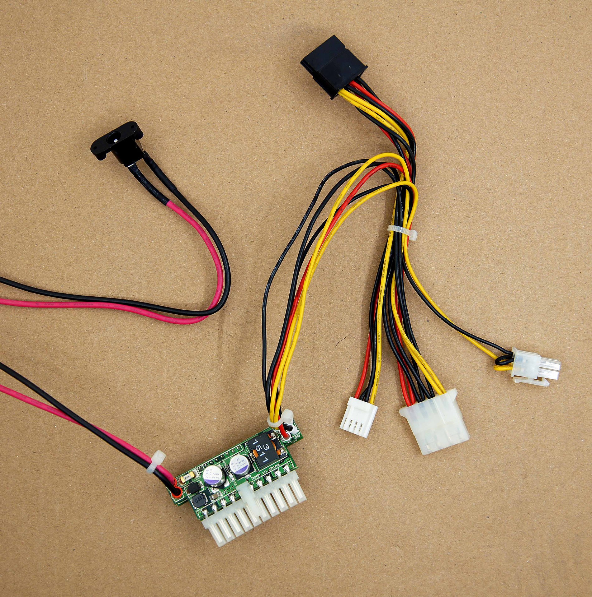 15-30vdc宽压输入电源模块 120w直流转atx输出 一体机车载电源