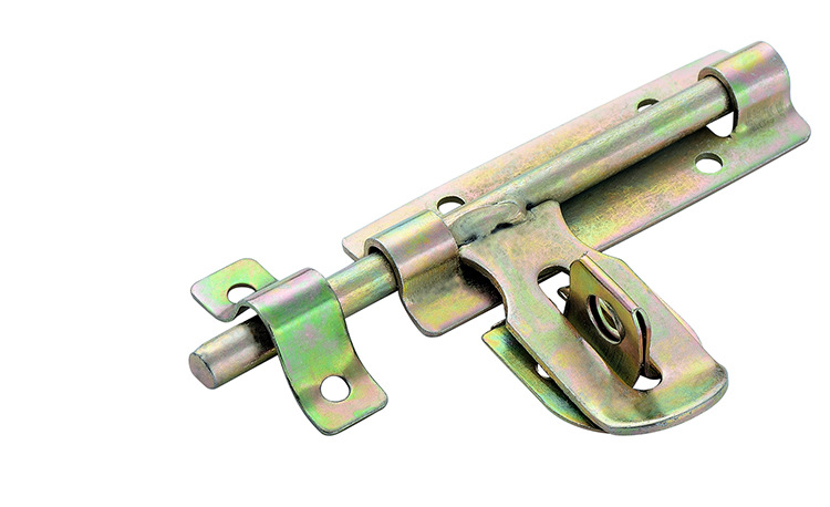 [炜之兴]铁插销镀彩铁门锁老式门锁焊接铁门栓6寸8寸10寸12寸门栓