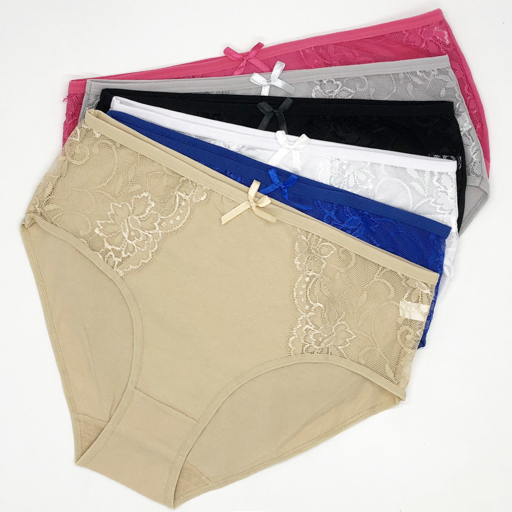 跨境电商速卖通ebay棉女士内裤云梦妮外贸大码妈咪裤库存三角裤