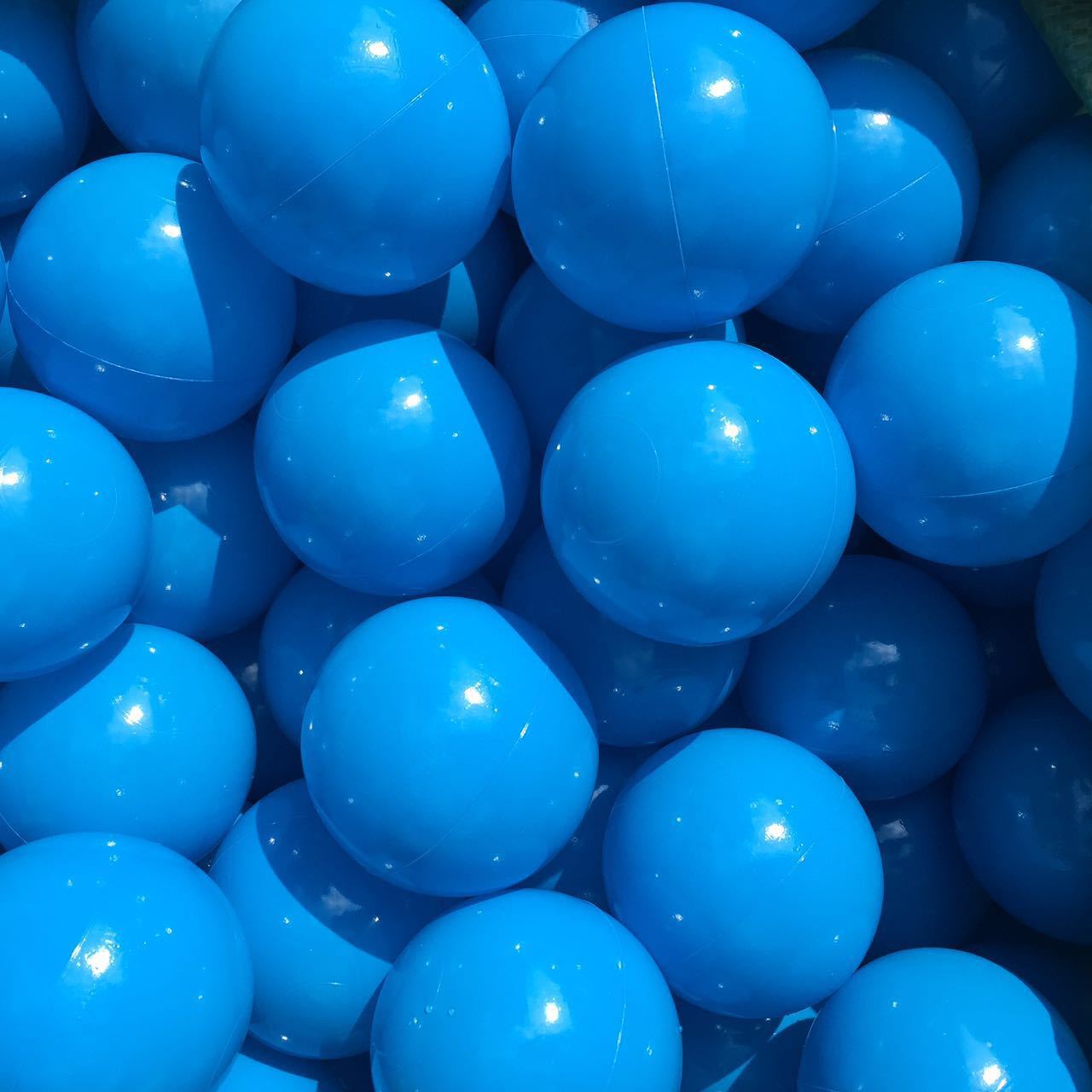 海洋球波波球宝宝加厚游乐园彩色球环保塑料球玩具淘气堡配件设施