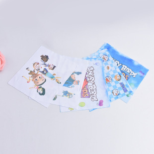 工厂直销眼镜布批发超细纤维太阳镜布卡通图案 可定制印刷