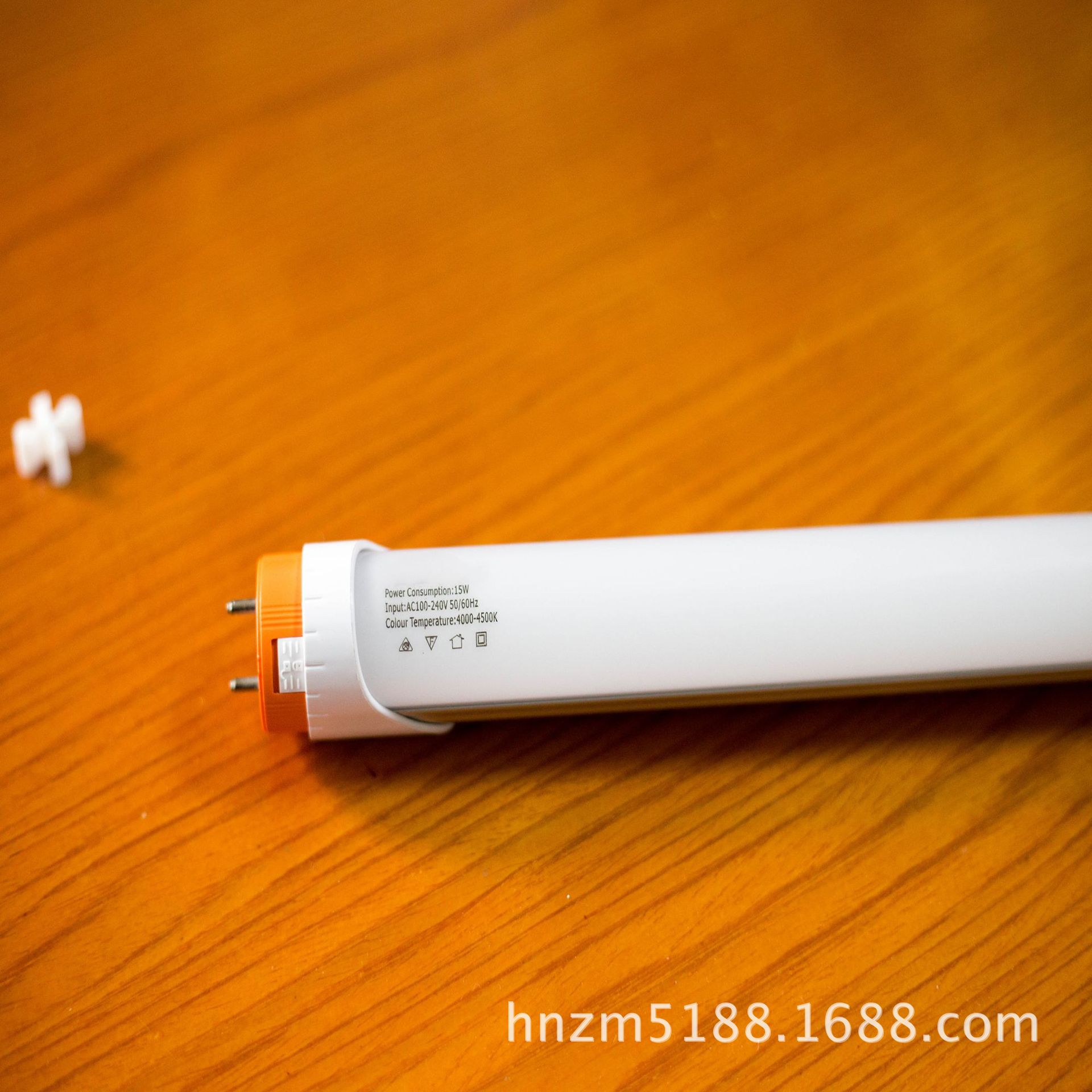 t8 led灯管 1.2米 15w 橘色旋转灯头 加厚铝材 无频闪 100lm/w