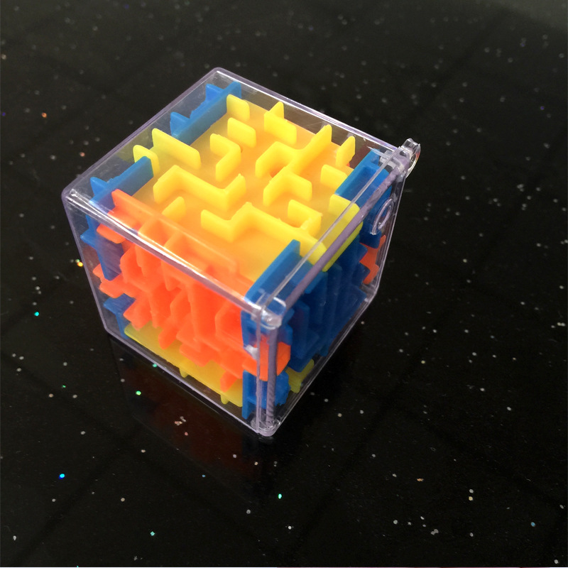 立体迷你走珠魔方 儿童益智闯关六面滚珠减压迷宫球 锻炼脑力玩具