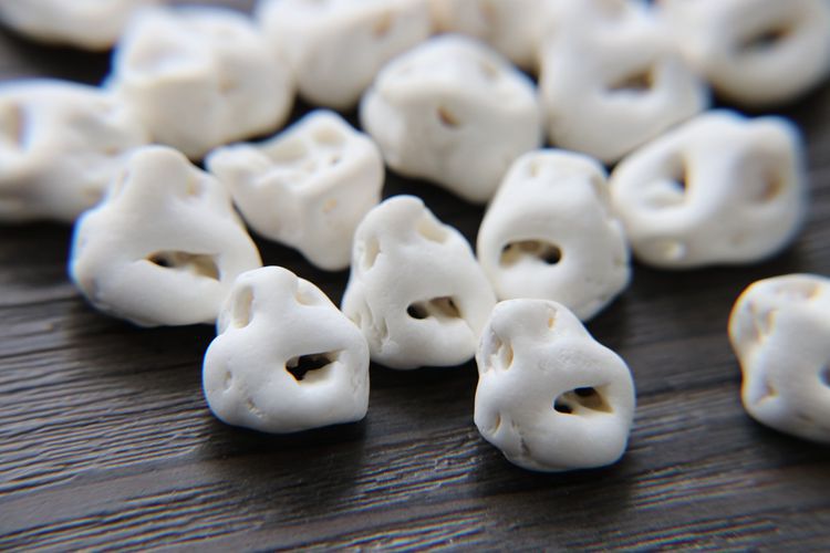 天然猪惊骨 编制手链 配件 配珠 厂家批发 diy手工打磨