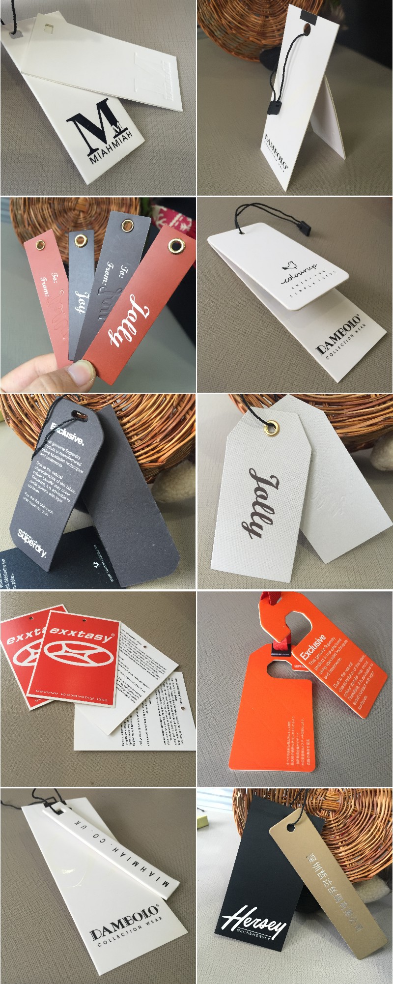 其他标签,标牌-吊牌定做服装吊牌印刷女装衣服标签商标定制吊卡通用