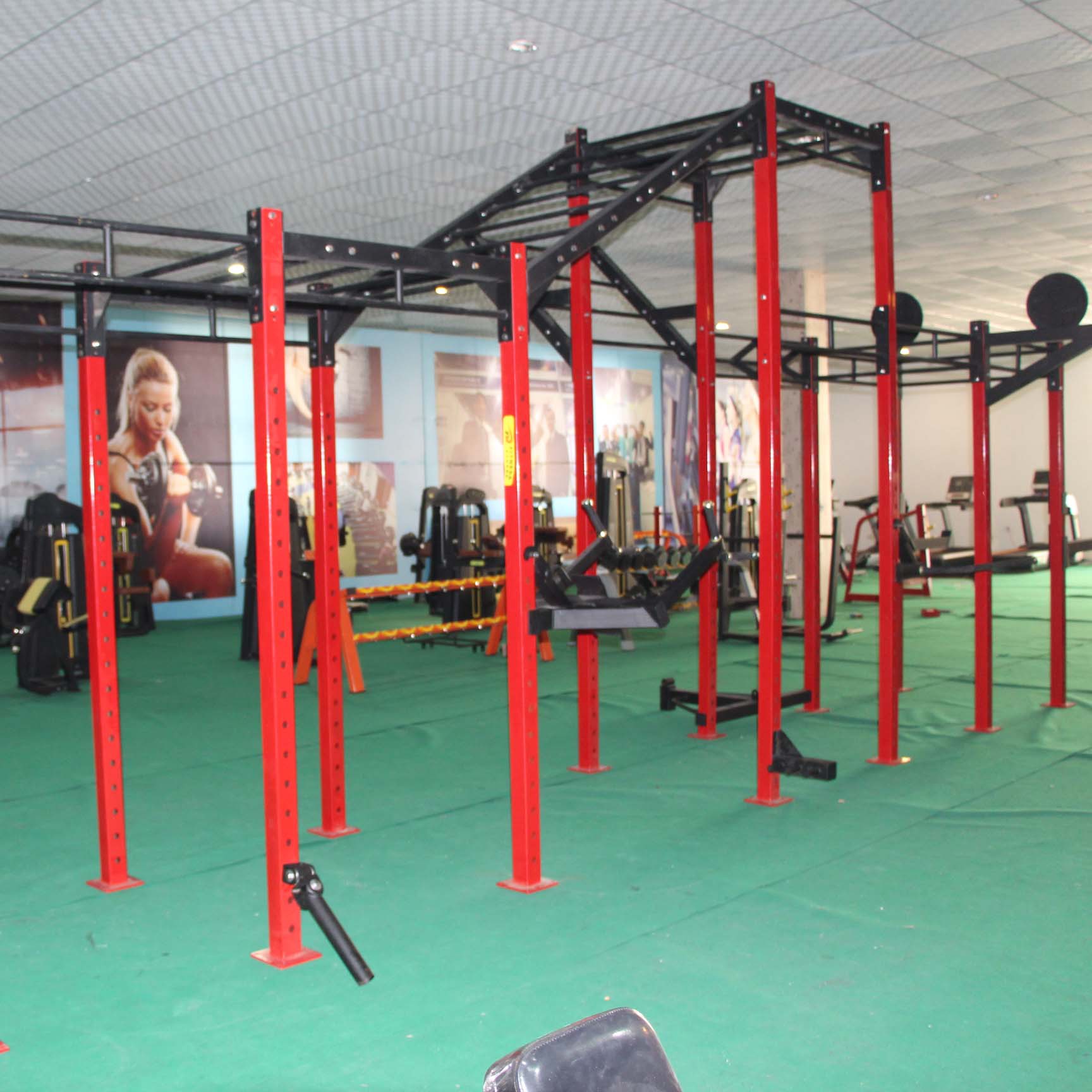 源头厂家批发cf综合训练架商用定制型攀爬架健身房组合健身器材