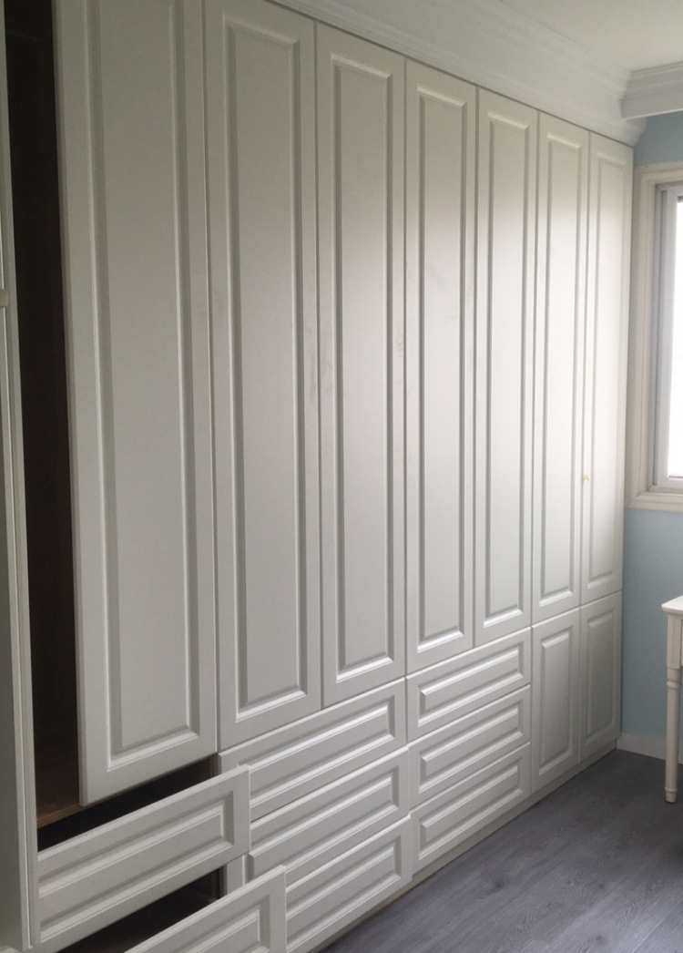 上海 定做吸塑板衣柜门 欧式整体橱柜门 专业生产模压门板