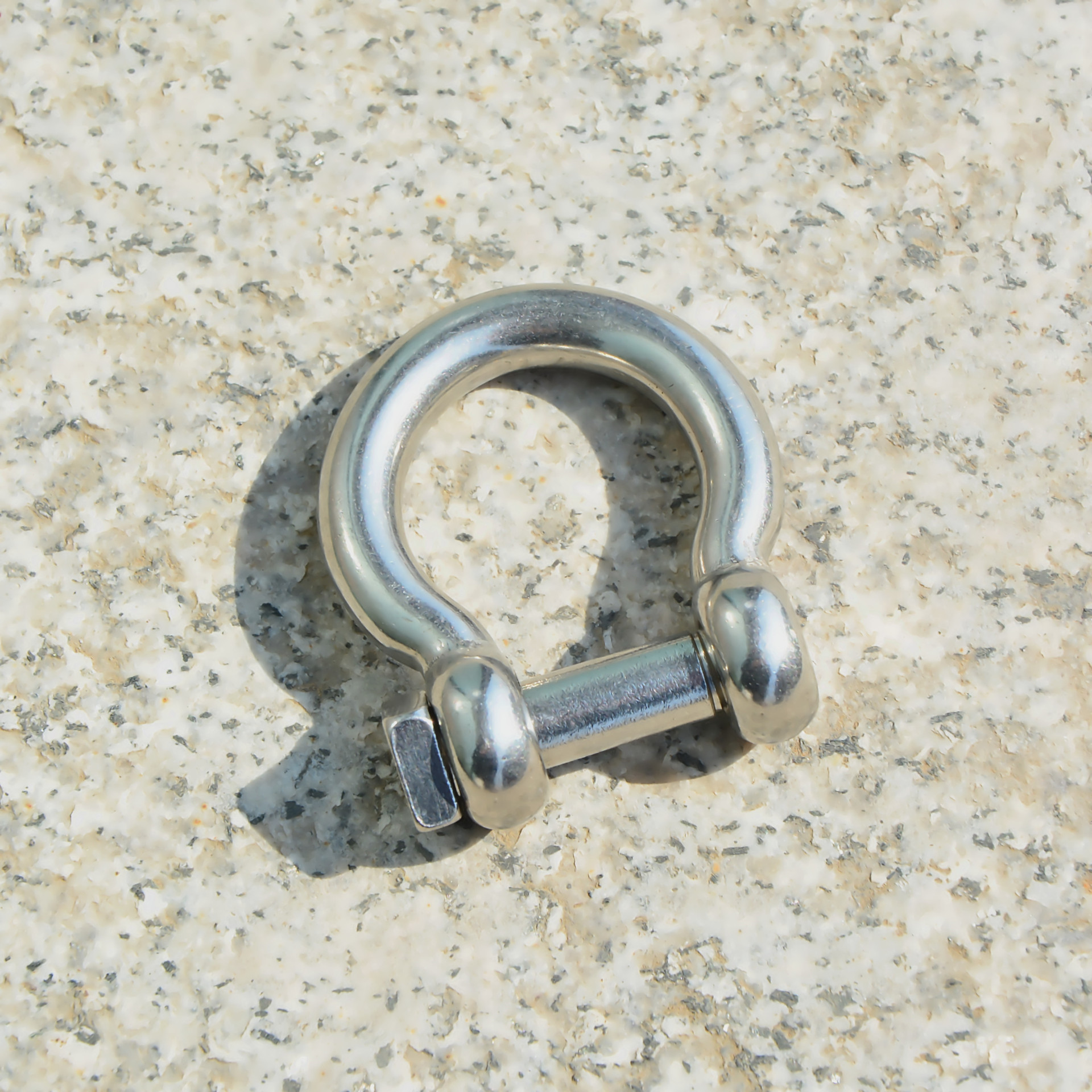 滨州腾达 304 316不锈钢方头卸扣 四角平头渔船用卸扣