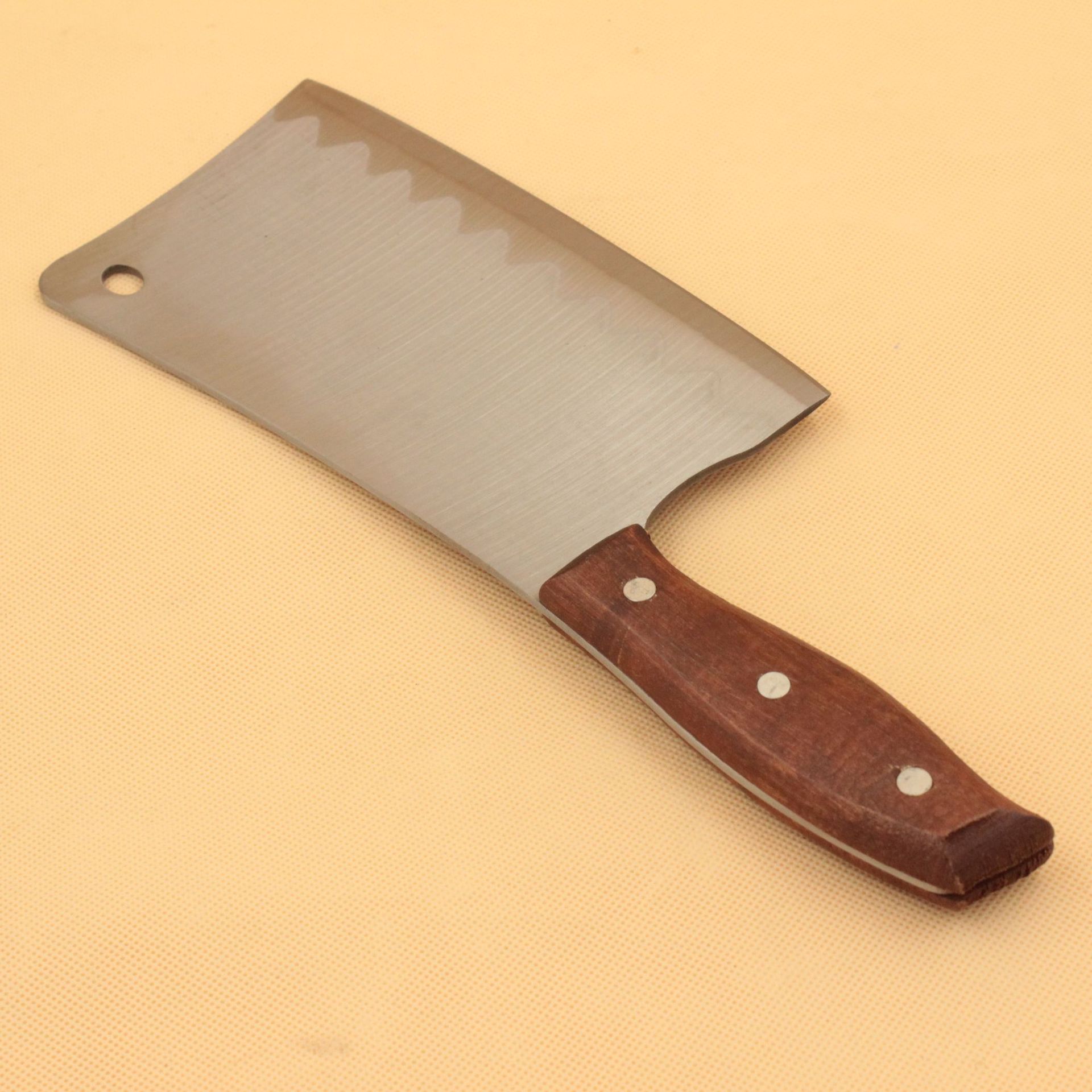 喜日子斩骨刀锻打合金钢斩切刀木柄斩骨刀切肉刀加厚剁骨头菜刀