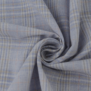 源头厂家 麻棉面料 涤棉麻混纺条纹色织布 桌布麻布亚麻 西装上衣