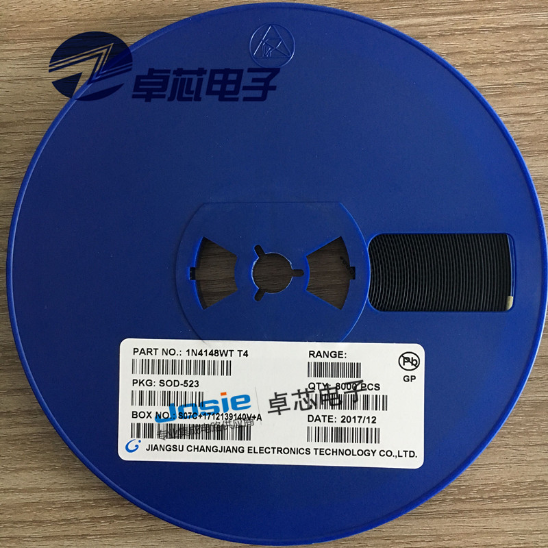 优势供应1n4148wtt4丝印t4sod523贴片二极管芯片全新现货