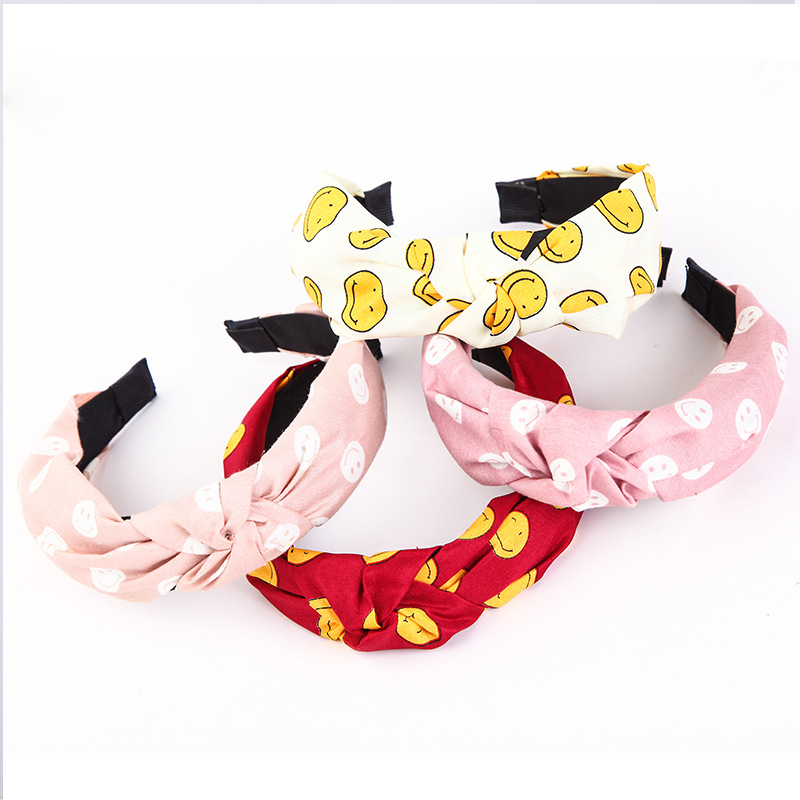 新款韩版布艺打结蝴蝶结头箍 布艺头饰可爱森女系发箍批发