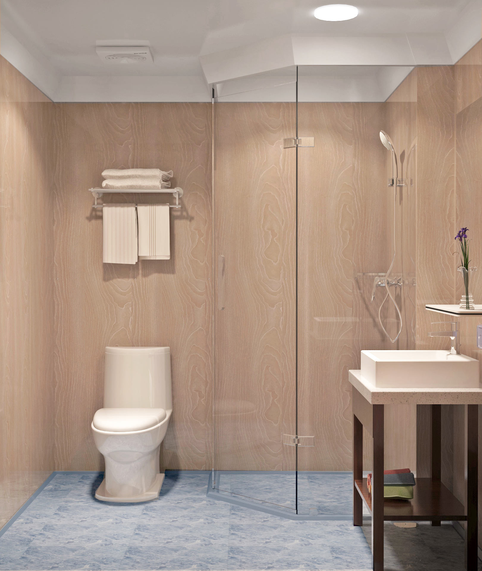 家用公寓一体式卫生间 酒店整体卫生间 公寓集成卫浴现货销售新款