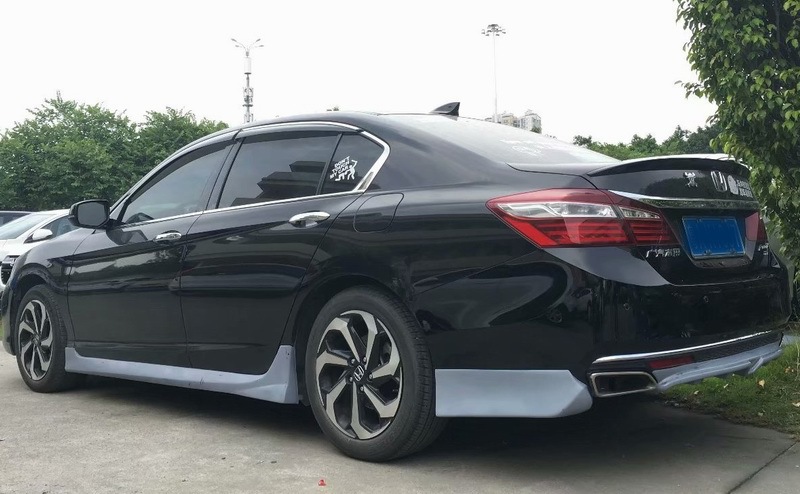 名称:2016-2017雅阁小包围(6件装) 材质:吸塑pp( abs塑胶) 适合车型