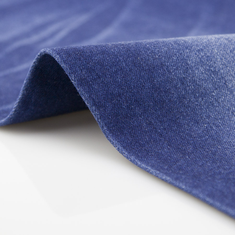 超好高弹力 12支天然纯棉弹力牛仔布 破洞怀旧牛仔布