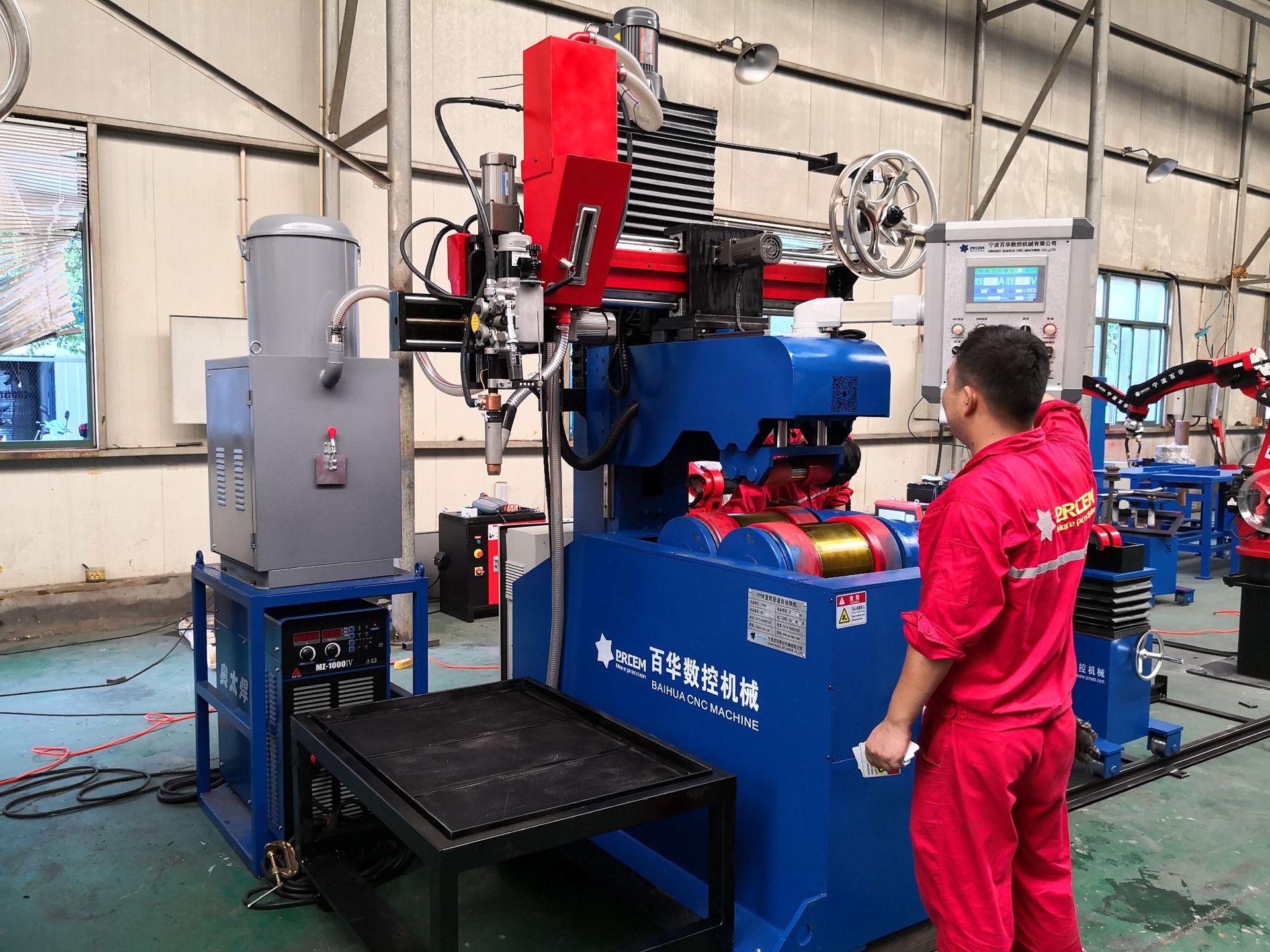 宁波百华管道埋弧自动焊机 高效管道自动焊机