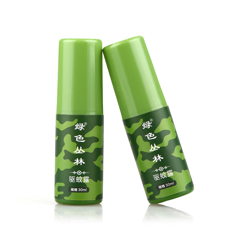 绿色丛林户外驱蚊液喷雾野外防蚊虫成人驱蚊露液驱蚊水30ml