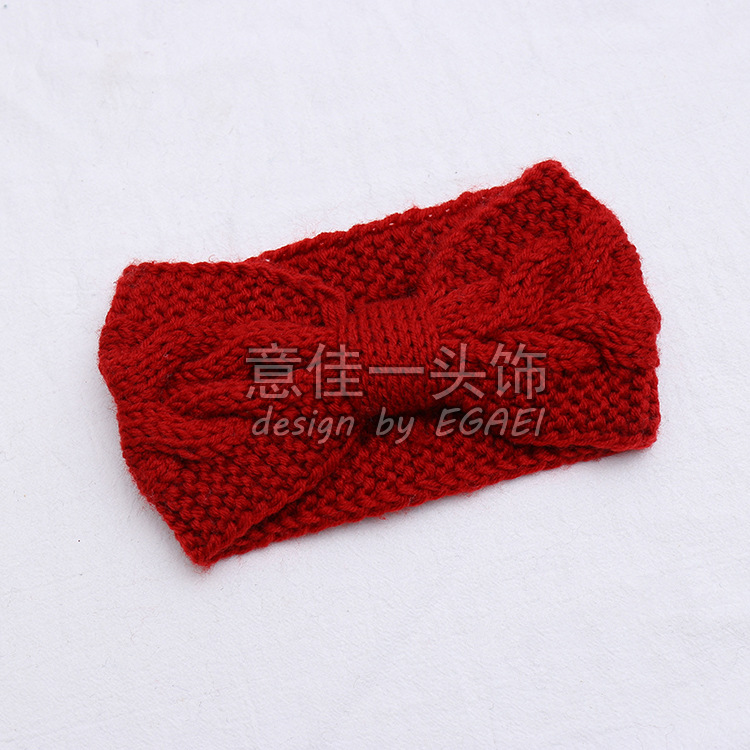 Factory Direct Sale 2021 New Woven Hair Band Cross-Border E-Commerce One Piece Dropshipping Amazon Internet Influencer Yarn Hair Band