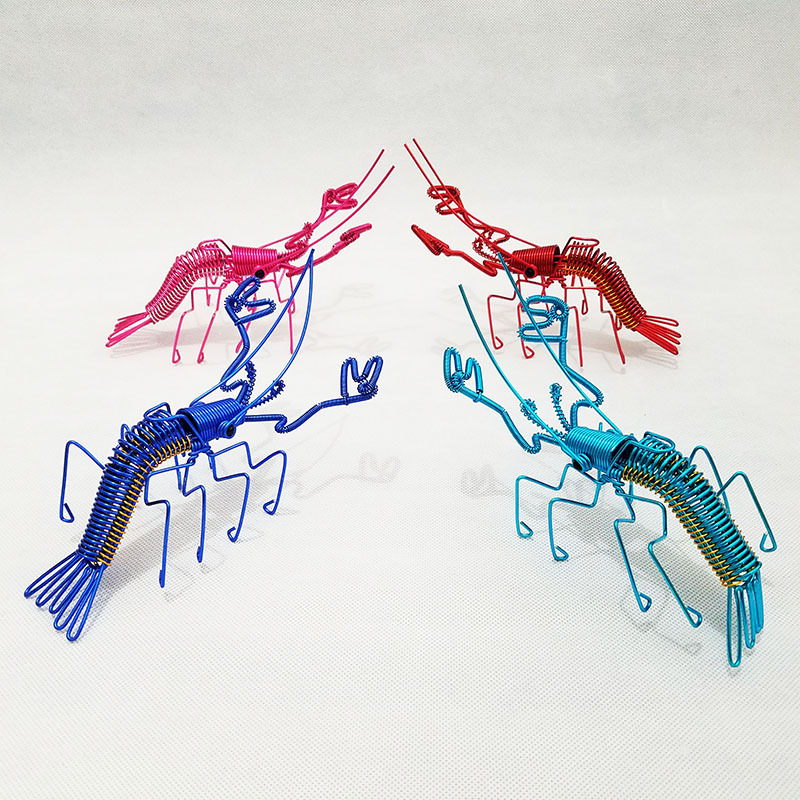 (龙虾)铝线工艺品手工编织铁丝铝丝单车材料漆包线