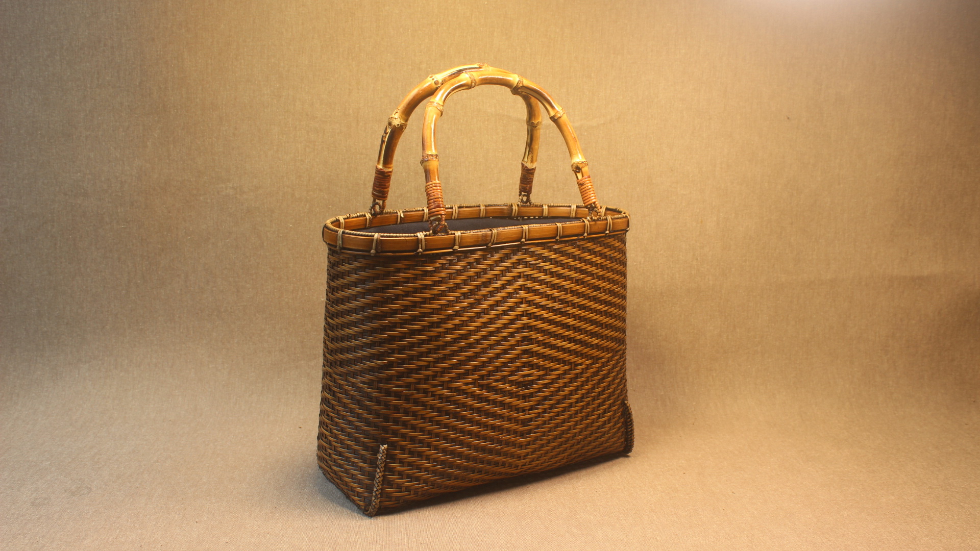 日式手工竹编包包 文艺女式沙滩手提包 茶具收纳 竹制工艺品