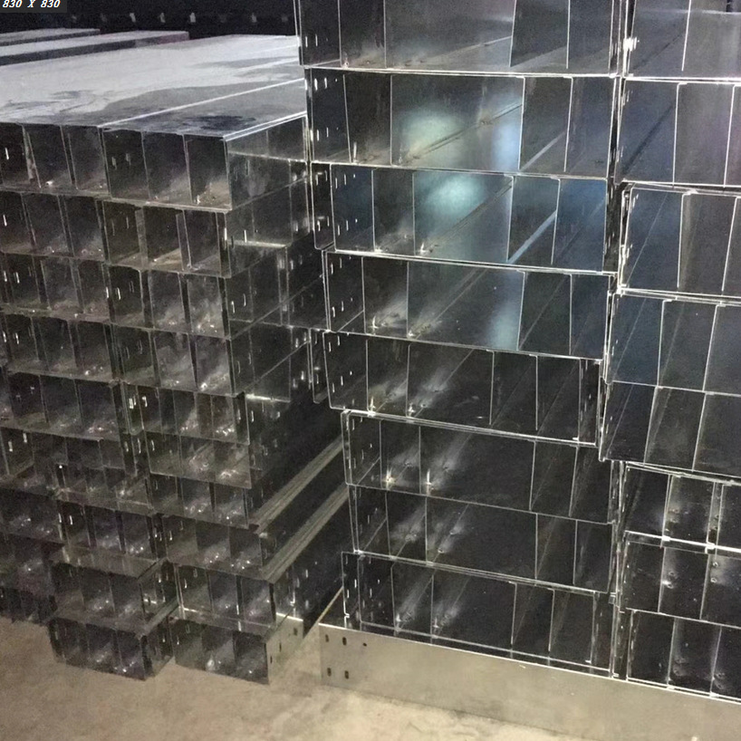 国标热镀锌 100*100正品镀锌铁线槽 电工套电线用锌铁槽 铁线槽