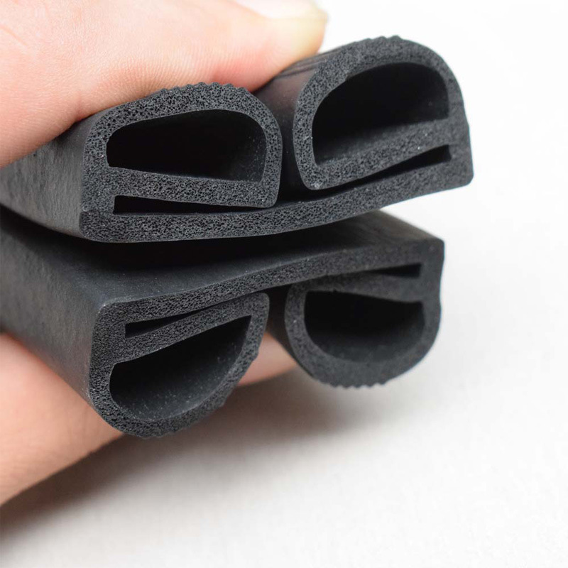 冷库门双e字密封条三元乙丙发泡密封条耐老化冷藏柜橡胶密封条