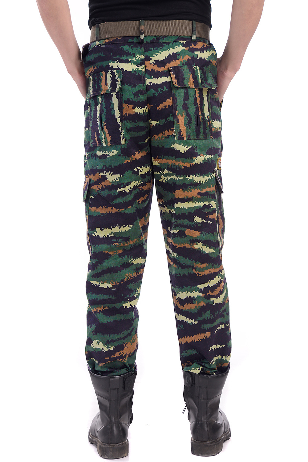 批发纯棉劳保迷彩裤男大码工作服耐磨裤宽松休闲军旅裤春秋一件代