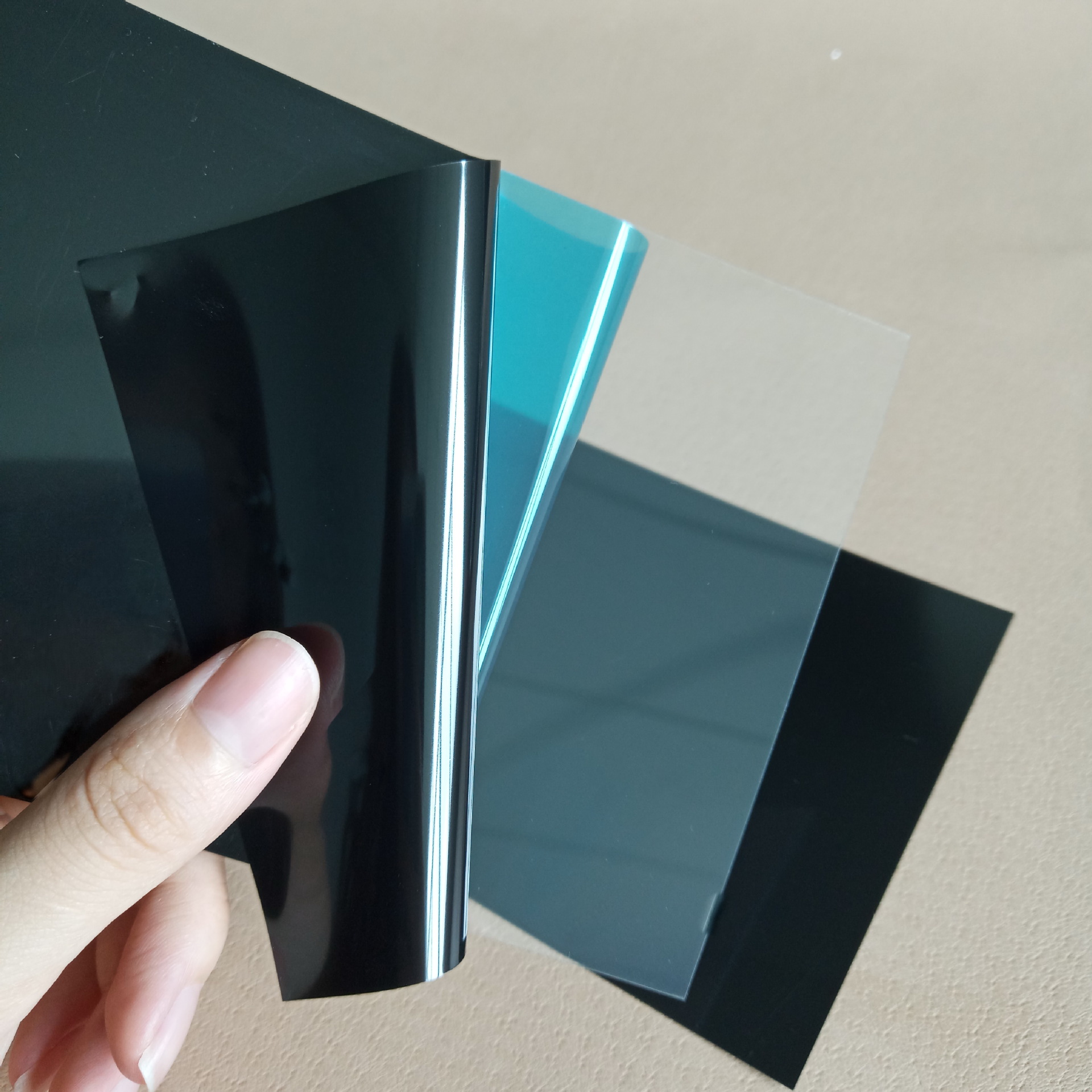 8h纳米黑蓝防爆膜尺寸定制8寸,a4供应批发 高清防刮pet厂家直销