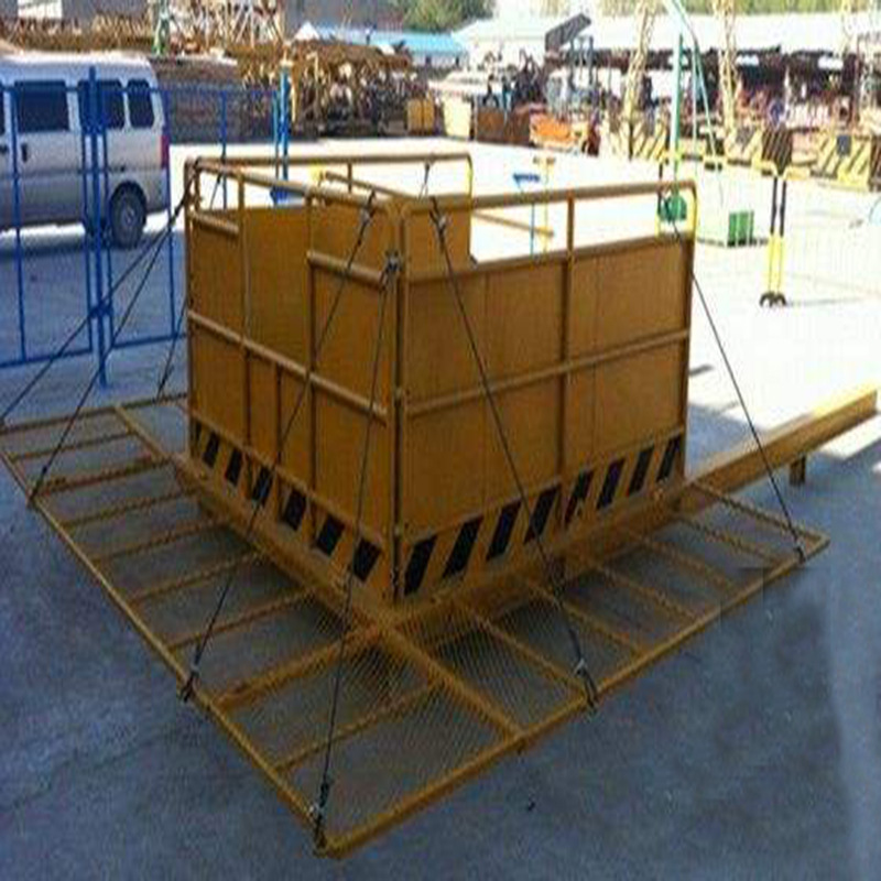 生产伸缩式卸料平台 安全标准化高空作业平台 工地吊料平台