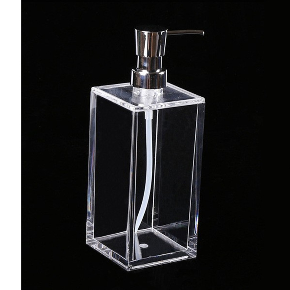 酒店亚克力透明皂液瓶 高档洗发水沐浴露乳液瓶