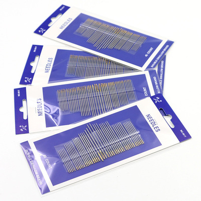 多功能双燕金尾多功能卡装45枚手缝针0517穿花针