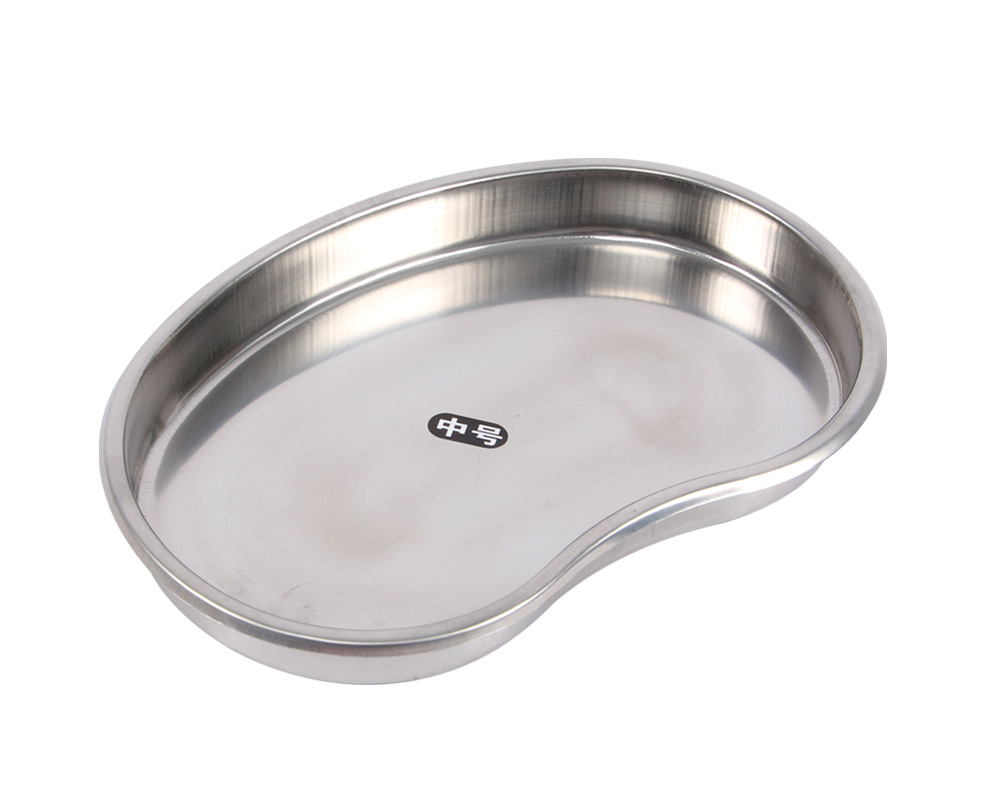 正品不锈钢弯盘不锈钢腰子盘不锈钢托盘弯盘 腰盘医用托盘大中小