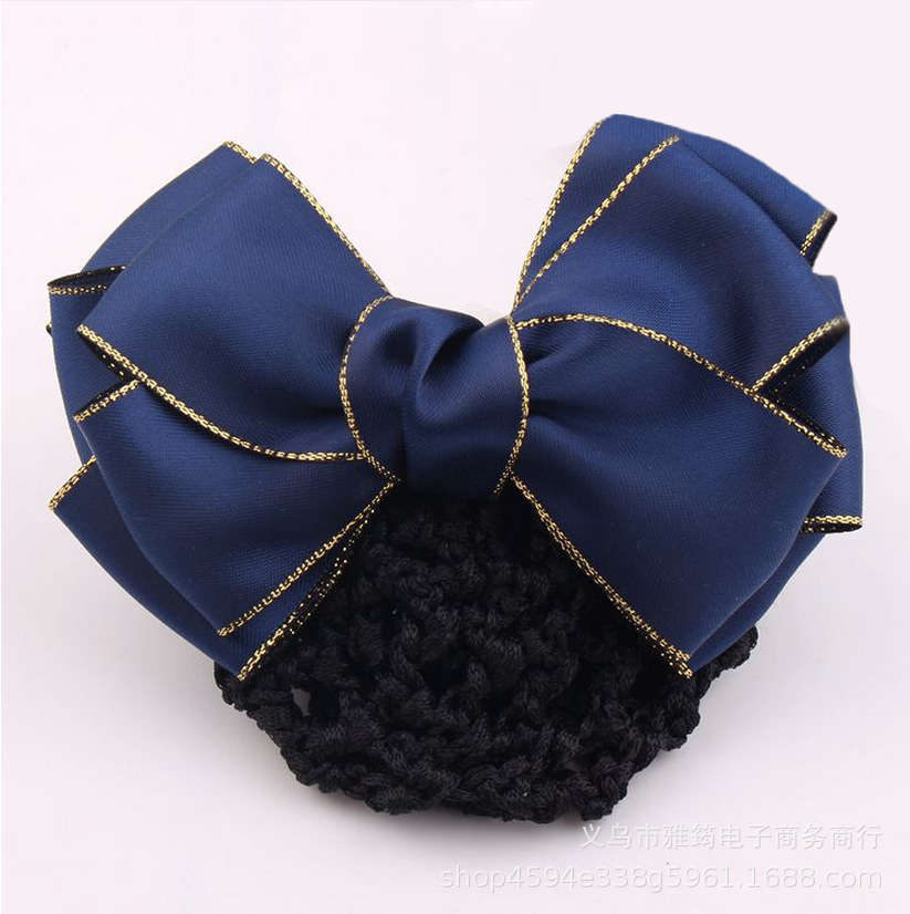 韩版酒店护士物业银行护士医院头花工作发网头饰头花职业头花批发