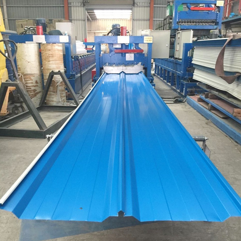 厂家直供820型角驰彩钢瓦围挡定制广告瓦彩钢板单层各种角驰