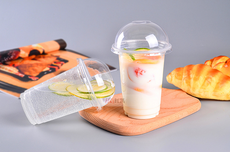 品 名 400ml吸塑杯 颜 色 透明 材 质 食品级pp材质 产品尺寸 上口径