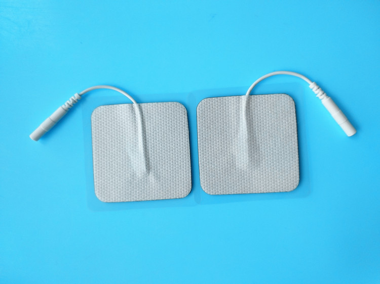 5*5无纺布导电电极片 理疗贴 按摩器插针式硅胶电极自粘针灸贴片