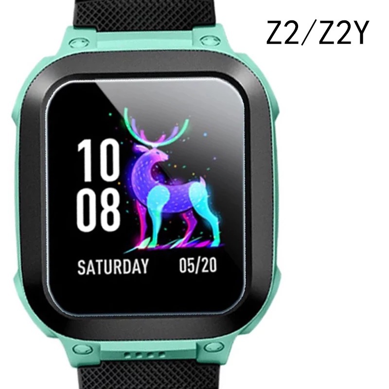 小天才电话手表y03钢化玻璃膜z1/z3/z2/z5保护y01s儿童z2y防指纹